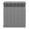 Радиатор биметаллический Royal Thermo Biliner 500 - 6 секций Silver Satin с боковым подключением (Роял Термо)
