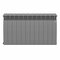 Радиатор биметаллический Royal Thermo Biliner 500 - 12 секций Silver Satin с боковым подключением (Роял Термо)