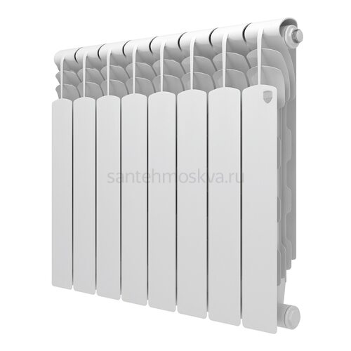Радиатор биметаллический Royal Thermo Revolution Bimetall 500 2.0 - 8 секций с боковым подключением (Роял Термо)