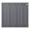 Радиатор биметаллический Royal Thermo Pianoforte 500 - 8 секций Silver Satin с боковым подключением (Роял Термо)