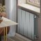 Радиатор биметаллический Royal Thermo Pianoforte 500 - 8 секций Silver Satin с боковым подключением (Роял Термо)