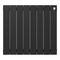 Радиатор биметаллический Royal Thermo Pianoforte 500 - 8 секций Noir Sable с боковым подключением (Роял Термо)