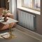 Радиатор биметаллический Royal Thermo Pianoforte 500 - 12 секций Silver Satin с боковым подключением (Роял Термо)