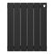 Радиатор биметаллический Royal Thermo Pianoforte 500 - 6 секций Noir Sable с боковым подключением (Роял Термо)