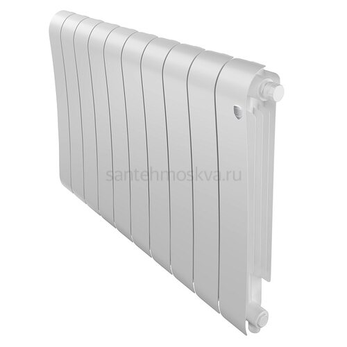 Радиатор биметаллический Royal Thermo Infinity 500 Bianco Traffico VR80 - 10 секции