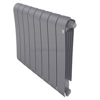 Радиатор биметаллический Royal Thermo Infinity 500 Silver Satin VR80 - 8 секции