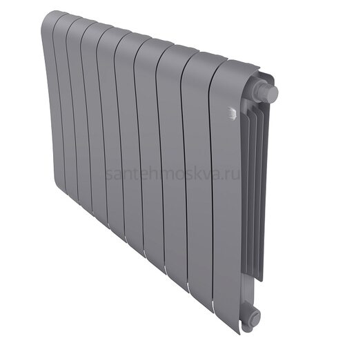 Радиатор биметаллический Royal Thermo Infinity 500 Silver Satin VR80 - 10 секции