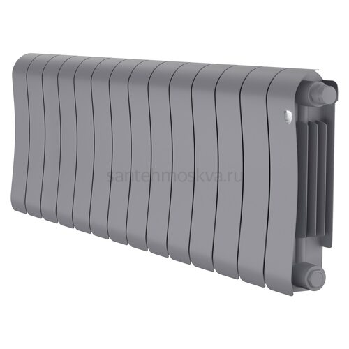 Радиатор биметаллический Royal Thermo Infinity 300 Silver Satin VR80 - 14 секции НС-1696349