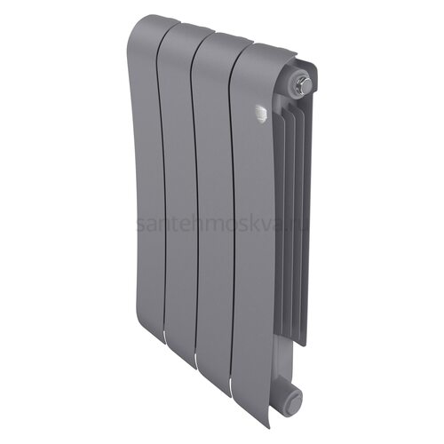 Радиатор биметаллический Royal Thermo Infinity 500 Silver Satin - 4 секции НС-1629996