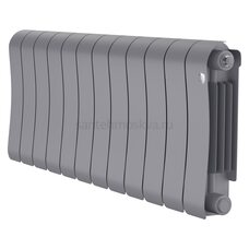 Радиатор биметаллический Royal Thermo Infinity 300 Silver Satin - 12 секции НС-1683522
