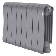 Радиатор биметаллический Royal Thermo Infinity 300 Silver Satin - 8 секции НС-1683697