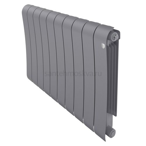 Радиатор биметаллический Royal Thermo Infinity 500 Silver Satin - 10 секции НС-1629785