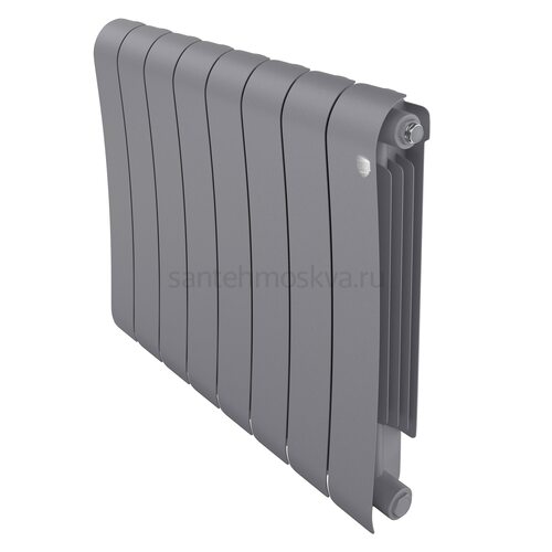 Радиатор биметаллический Royal Thermo Infinity 500 Silver Satin - 8 секции НС-1630018