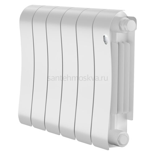 Радиатор биметаллический Royal Thermo Infinity 300 Bianco Traffico VR80 - 6 секции НС-1696338