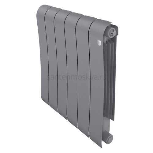 Радиатор биметаллический Royal Thermo Infinity 500 Silver Satin - 6 секции НС-1630002