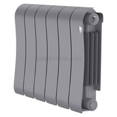 Радиатор биметаллический Royal Thermo Infinity 300 Silver Satin - 6 секции НС-1683696