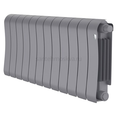 Радиатор биметаллический Royal Thermo Infinity 300 Silver Satin VR80 - 12 секции НС-1696348