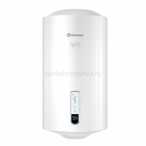 Водонагреватель аккумуляционный электрический THERMEX Auga 50 V Slim Wi-Fi
