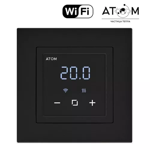 Терморегулятор ATOM Delta WiFi черный