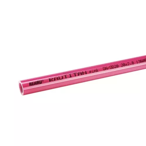 Труба отопительная REHAU RAUTITAN pink 16х2,2 мм 11360423120 из сшитого полиэтилена (Рехау)