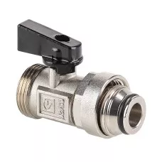 Кран шаровой для контурной гребенки НР 3/4" х 3/4" Valtec, VTc.720.NE