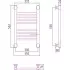 Водяной полотенцесушитель Сунержа Богема+ 500x300 прямая 00-0220-5030 (Sunerzha) Водяной полотенцесушитель Сунержа Богема+ 500x300 прямая 00-0220-5030 (Sunerzha)