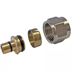 Резьбозажимное соединение Италия SFC-0026-202934 для труб PEX-AL-PEX 20х2,9х3/4" Резьбозажимное соединение Италия SFC-0026-202934 для труб PEX-AL-PEX 20х2,9х3/4"