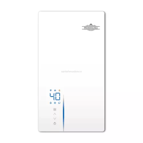 Электрический проточный водонагреватель PRIMOCLIMA ATLAS 9 кВт Wi-Fi, белый PC ATLAS (W)