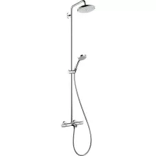 Душевая стойка Hansgrohe Croma 220 Showerpipe 27223000 с термостатом Душевая стойка Hansgrohe Croma 220 Showerpipe 27223000 с термостатом