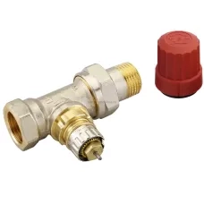 Клапан радиаторного терморегулятора прямой никелированный RTR-N 15 Danfoss 013G7014 Клапан радиаторного терморегулятора прямой никелированный RTR-N 15 Danfoss 013G7014