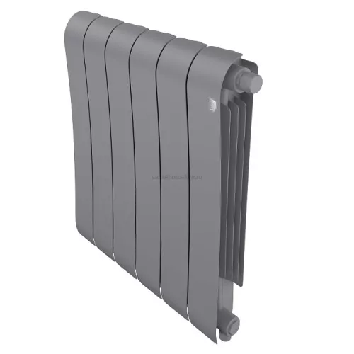 Радиатор биметаллический Royal Thermo Infinity 500 Silver Satin VR80 - 6 секции НС-1658388