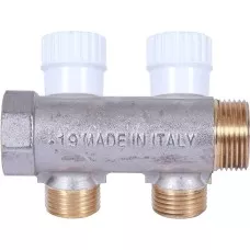 Коллектор распределительный 3/4", 2 отвода 1/2" SMB 6852 341202 Коллектор распределительный 3/4", 2 отвода 1/2" SMB 6852 341202