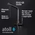 Кран комбинированный (хол/гор + питьевая) atoll 2215-GS (оружейная сталь) Кран комбинированный (хол/гор + питьевая) atoll 2215-GS (оружейная сталь)