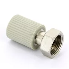 Муфта с накидной гайкой FV-Plast 223021 Ø 20 мм х 3/4" Муфта с накидной гайкой FV-Plast 223021 Ø 20 мм х 3/4"
