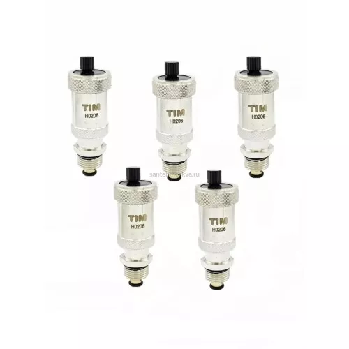 Воздухоотводчик с автозапором 1/2", хромированный BL5816