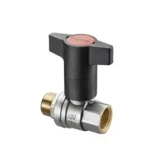 Кран шаровый 1/2" НВ маховик пластмассовый Optibal Oventrop 1077304 Кран шаровый 1/2" НВ маховик пластмассовый Optibal Oventrop 1077304