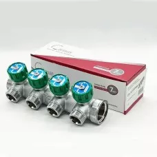 Регулирующий проходной коллектор Zeissler 1" х 3/4" с 4 отводами ZSc.401.0604NE Регулирующий проходной коллектор Zeissler 1" х 3/4" с 4 отводами ZSc.401.0604NE