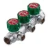 Коллектор FAR FK 3822 3412TP регулирующий проходной ВР-НР 3/4"х1/2" с 3 отводами Коллектор FAR FK 3822 3412TP регулирующий проходной ВР-НР 3/4"х1/2" с 3 отводами