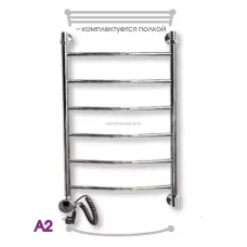 Полотенцесушитель электрический ЭРАТО А2 ВП 1200x400, с верхней полкой Полотенцесушитель электрический ЭРАТО А2 ВП 1200x400, с верхней полкой