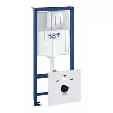 Инсталляция для унитаза GROHE Rapid SL 38775001, 4 в 1 с кнопкой смыв Инсталляция для унитаза GROHE Rapid SL 38775001, 4 в 1 с кнопкой смыв