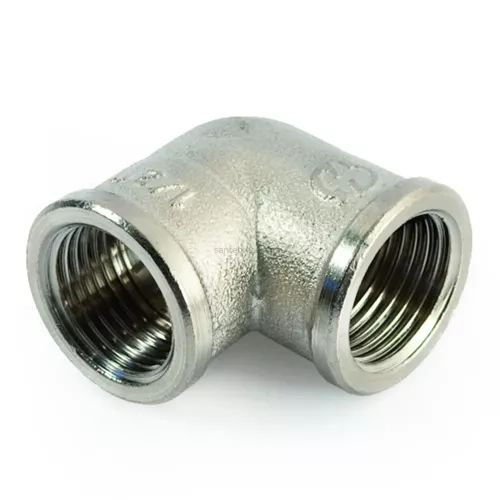 Угольник ВВ 1/2", никелированный Италия