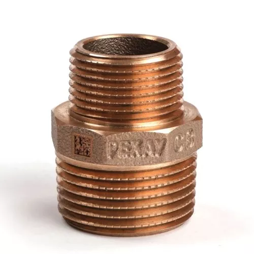 Ниппель переходной бронзовый РЕХАУ AURLINE 1" x 3/4" НР, 18732651001