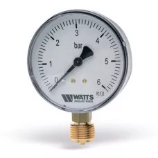 Манометр радиальный F+R200 (MRP) 63 мм 6 бар Watts Манометр радиальный F+R200 (MRP) 63 мм 6 бар Watts