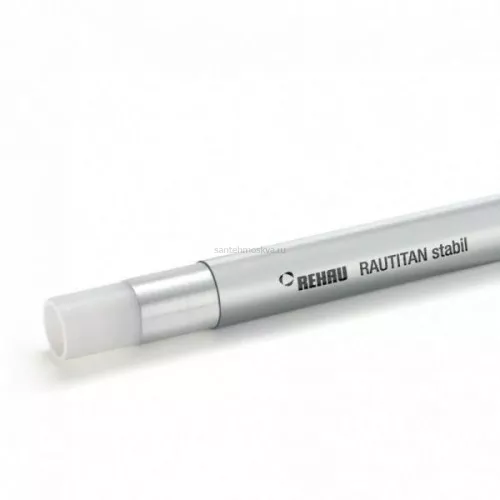 Труба универсальная REHAU RAUTITAN stabil 20х2,9 (бухта 100 м) 11301311100 из сшитого полиэтилена армированная алюминием (Рехау)