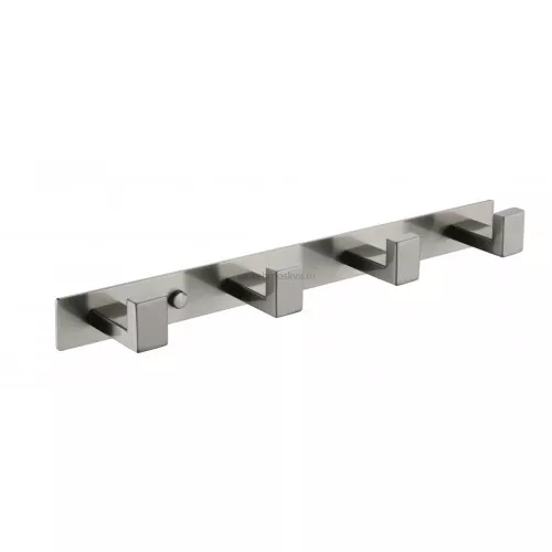 Полотенцедержатель на планке 4-й Grocenberg AC0014 (Никель)