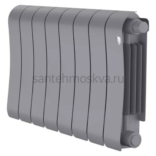 Радиатор биметаллический Royal Thermo Infinity 300 Silver Satin VR80 - 8 секции НС-1696354