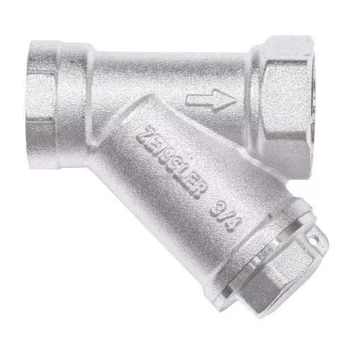 Фильтр косой Zeissler 3/4" 300 мкм Никелированный ZSf.304.0105N