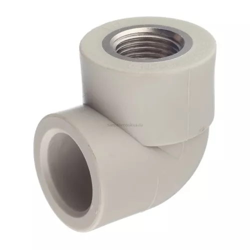 Угол полипропиленовый FV-Plast 218026 ВР Ø 25 мм x 1/2" (Фв-пласт)