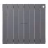 Радиатор биметаллический Royal Thermo Pianoforte 500 - 8 секций Silver Satin с боковым подключением (Роял Термо)