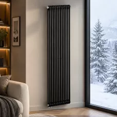 Радиатор отопления Tub. Ventil 2180 12 секции антрацит с нижним подключением Радиатор отопления Tub. Ventil 2180 12 секции антрацит с нижним подключением